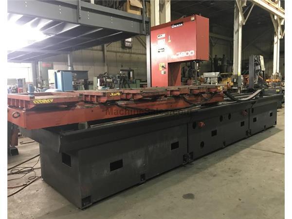 Amada # VM3800 , plate/block vert bandsaw,150" L x 12" T x 31.5" W cap,262 Amada # VM3800 , plate/block vert bandsaw,150" L x 12" T x 31.5" W cap,262