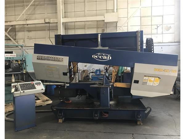 20" x 30" Ocean / Hyd-Mech # DCM-20/30 , horizontal dual mitering band saw, 10 H 20" x 30" Ocean / Hyd-Mech # DCM-20/30 , horizontal dual mitering band saw, 10 H