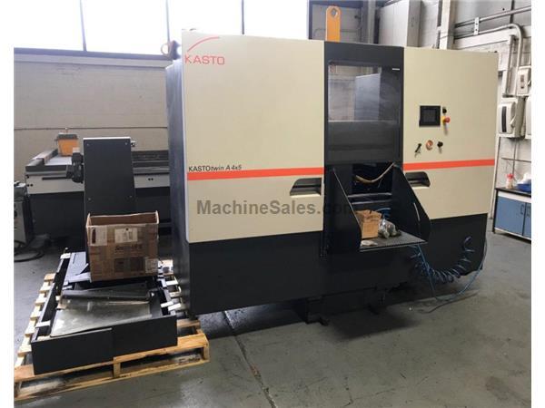 17.32" x 20.47" Kasto # A4X5 , fully auto dual post horiz band saw, 1.6" bl 17.32" x 20.47" Kasto # A4X5 , fully auto dual post horiz band saw, 1.6" bl