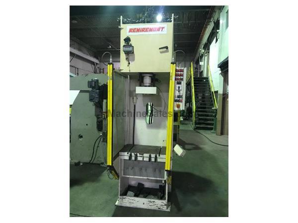 20 Ton, Remiremont # PHC20VAR , hyd C-frame press, 18" stroke, 28" x 16" be 20 Ton, Remiremont # PHC20VAR , hyd C-frame press, 18" stroke, 28" x 16" be