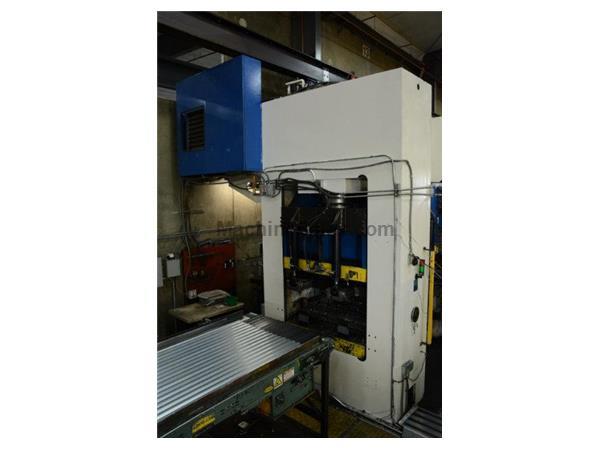 1500 Ton, Macrodyne , hyd 4-column press,16" str,32" DL,144" x 54" bed 1500 Ton, Macrodyne , hyd 4-column press,16" str,32" DL,144" x 54" bed