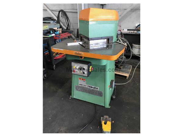 3/16" x 10" x 10" Comaca , hydraulic corner notcher, 55 SPM, 40" x 32& 3/16" x 10" x 10" Comaca , hydraulic corner notcher, 55 SPM, 40" x 32&
