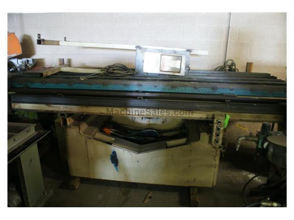 16000 lb. Rowe #BGY-16, 10' x 4' mechanical lift table, 15" travel, 440 V., 3-phase, 16000 lb. Rowe #BGY-16, 10' x 4' mechanical lift table, 15" travel, 440 V., 3-phase,