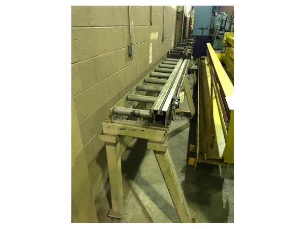 Custom Built, 237" x 9.5" x 37" stop conveyor, 3" adj., 1-7/8" di Custom Built, 237" x 9.5" x 37" stop conveyor, 3" adj., 1-7/8" di