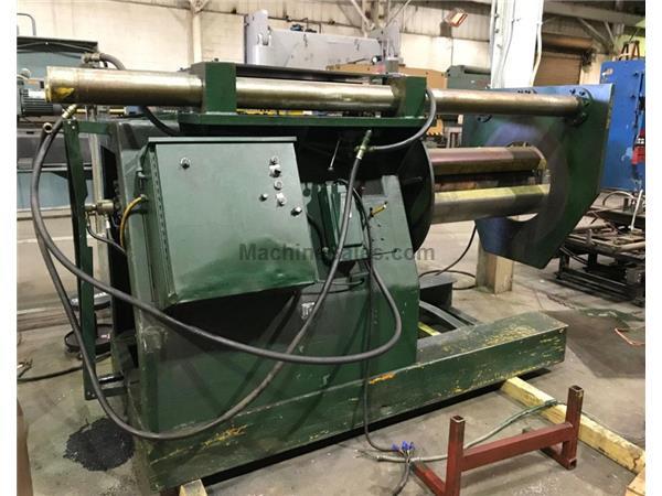 20000 lb. ASL # 1000 , uncoiler/recoiler, hyd push off, vari-speed,54" mandrel length 20000 lb. ASL # 1000 , uncoiler/recoiler, hyd push off, vari-speed,54" mandrel length