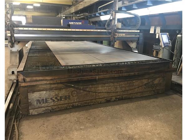 Messer # 10/4P , 8' x20' table, dual 200 Amp Fineline CNC plasma cutting sys, 2004, #10591 Messer # 10/4P , 8' x20' table, dual 200 Amp Fineline CNC plasma cutting sys, 2004, #10591