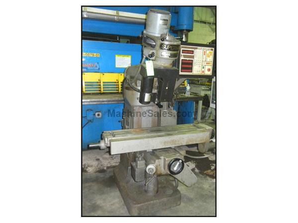 Supermax # 1-1/2VA , 3-Axis CNC vertical mill, 9" x 42" table, chrome ways, 2 HP Supermax # 1-1/2VA , 3-Axis CNC vertical mill, 9" x 42" table, chrome ways, 2 HP