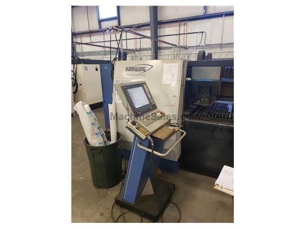 Han-Kwang # FL3015 , Flying-Optics CO2 Laser, 5000 watt, 5' x 10' dual shuttle table, Siem Han-Kwang # FL3015 , Flying-Optics CO2 Laser, 5000 watt, 5' x 10' dual shuttle table, Siem