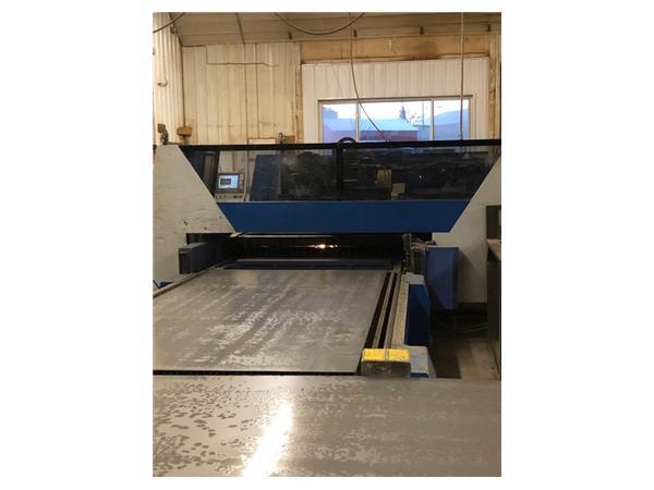 Han-Kwang # FL3015 , 4000 watt,5' x 10' dual shuttle table, Siemens 840D Sinumerik control Han-Kwang # FL3015 , 4000 watt,5' x 10' dual shuttle table, Siemens 840D Sinumerik control