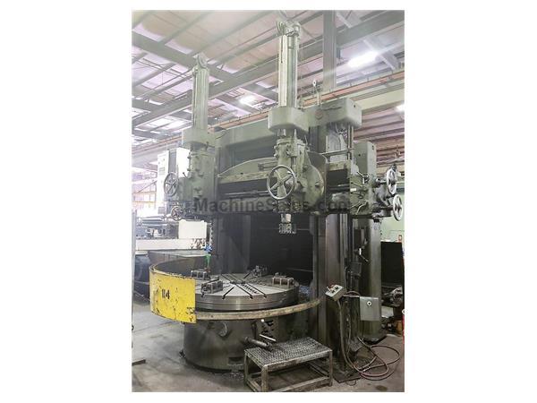 Schiess 78" Vertical Boring Mill with (2) Rams Schiess 78" Vertical Boring Mill with (2) Rams