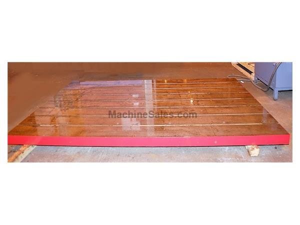T-Slotted Set Up Table (1) 81" x 120" x 4.5" Solid Steel T-Slotted Set Up Table (1) 81" x 120" x 4.5" Solid Steel