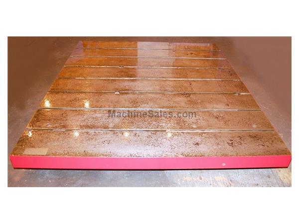 T-Slotted Set Up Tables (3) 72" x 81" x 4.5" Solid Steel T-Slotted Set Up Tables (3) 72" x 81" x 4.5" Solid Steel