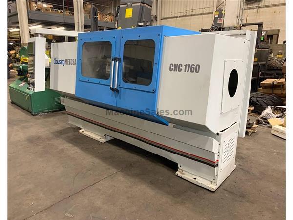 17" x 60" Clausing Metosa # CNC225 , 2-Axis Flat Bed CNC lathe, 3000 RPM, 2004, 17" x 60" Clausing Metosa # CNC225 , 2-Axis Flat Bed CNC lathe, 3000 RPM, 2004,