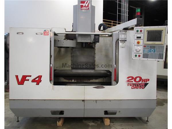 2000 HAAS MODEL VF-4 VERTICAL MACHINING CENTER, 50&quot; X 20&quot; X 25&qu