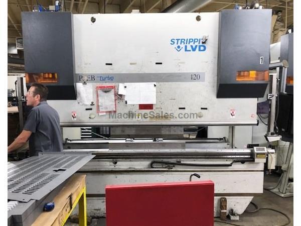 LVD STRIPPIT PPEB-120/BH10 120 Ton 8-Axis CNC Hydraulic Press Brake LVD STRIPPIT PPEB-120/BH10 120 Ton 8-Axis CNC Hydraulic Press Brake