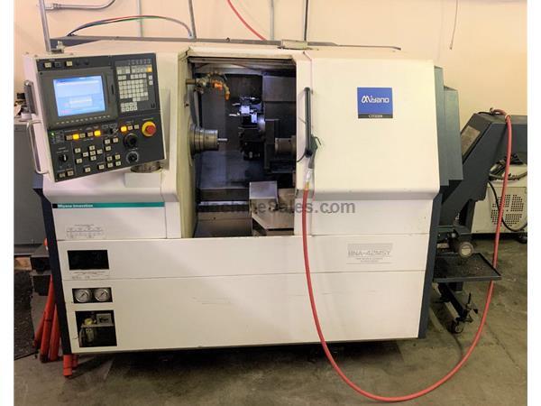 MIYANO BNA-42MSY, 2012, IEMCA BARFEEDER, Y-AXIS, LIVE MILLING, SUB SPINDLE MIYANO BNA-42MSY, 2012, IEMCA BARFEEDER, Y-AXIS, LIVE MILLING, SUB SPINDLE