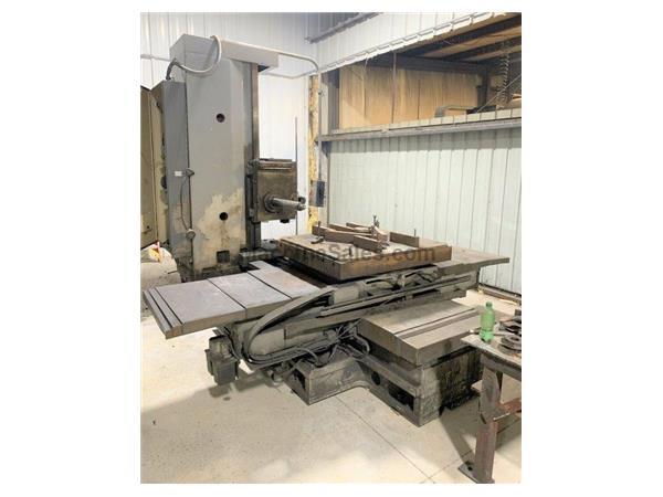 3.94" KURAKI KBT-1003W HORIZONTAL BORING MILL, 1978, ROTARY TABLE, 50 3.94" KURAKI KBT-1003W HORIZONTAL BORING MILL, 1978, ROTARY TABLE, 50