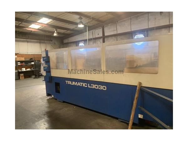 4000 WATT TRUMPF L3030 CO2 LASER, SIEMANS,5' X 10' DUAL PALLET,MFG: