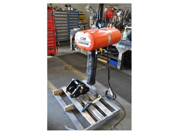CM ELECTRIC CHAIN HOIST WITH TROLLEY