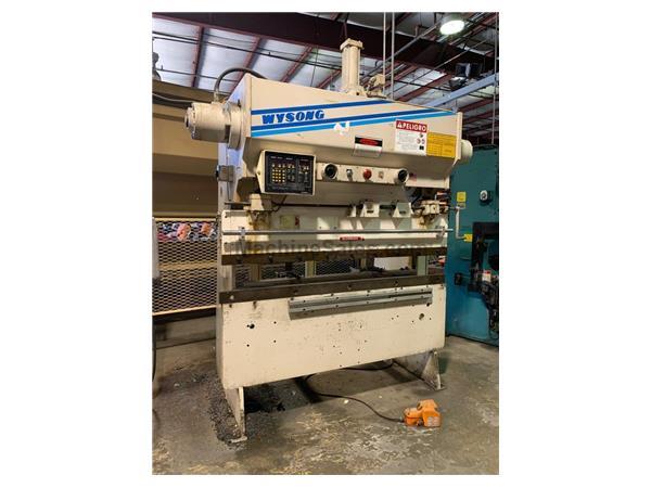 40 Ton x 6' Wysong Hydra-Mechanical CNC Press Brake 40 Ton x 6' Wysong Hydra-Mechanical CNC Press Brake