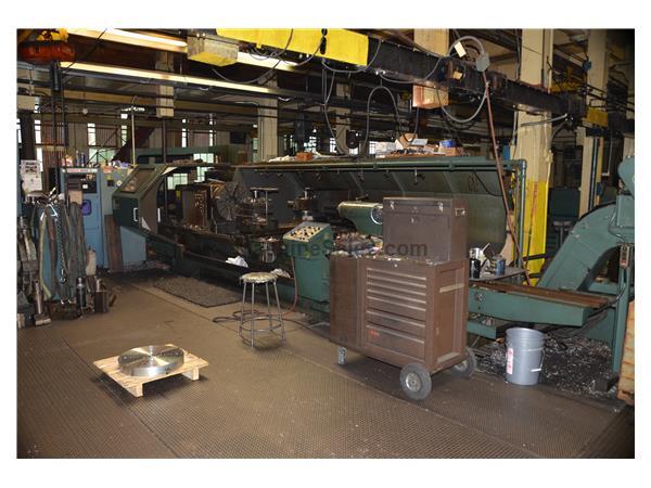 Mori Seiki 40" by 137" NC LATHE - 8" HOLE - MODEL DLL-3500B Mori Seiki 40" by 137" NC LATHE - 8" HOLE - MODEL DLL-3500B