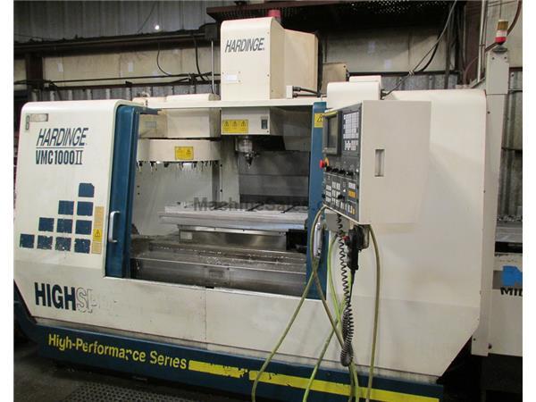 2000 HARDINGE MODEL VMC1000II CNC VERTICAL MACHINING CENTER, 40&quot; X 20&