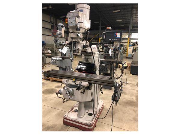 2000 ALLIANT MODEL 949-3V VARIABLE SPEED VERTICAL MILL, 9&quot; X 49&quot;