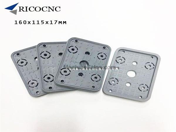 160x115x17mm Vacuum Suction Pad Pod Covers Top Vacuum Plate for CNC Router