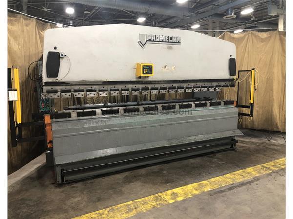 110 Ton x 13' (4000mm) Promecam Model RG-104 Hydraulic Upacting Press B 110 Ton x 13' (4000mm) Promecam Model RG-104 Hydraulic Upacting Press B