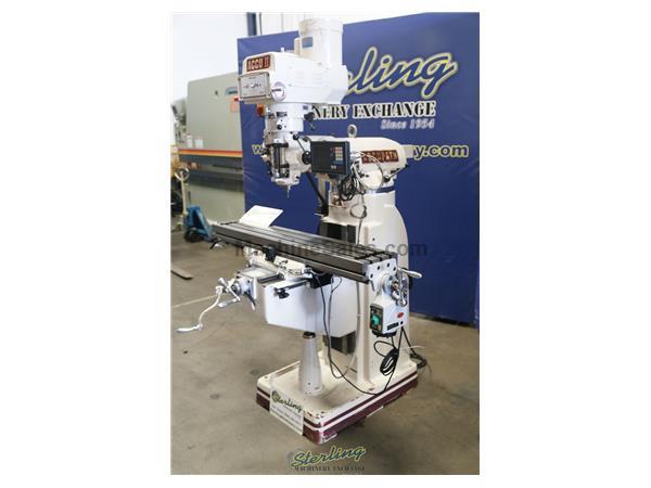 Accupath # AC-2V-949 , 9&quot; x 49&quot; table., 3 HP, 35.5&quot; X, 12.5&quot; Y, 16&quot; Z, X table power feed, Newall 2-Axis DRO, #A5929