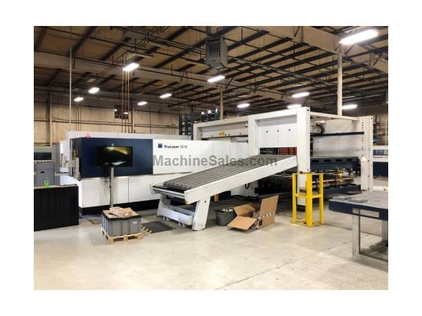 8000 WATT TRUMPF TRULASER5030 FIBER LASER W/LIFTMASTER COMPACT LUL/SORT,MFG