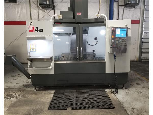 2012 Haas VF-4SS CNC Vertical Machining Center 2012 Haas VF-4SS CNC Vertical Machining Center