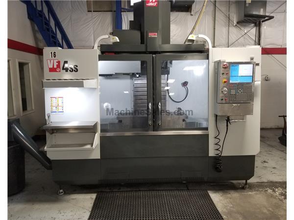 2013 Haas VF-4SS CNC Vertical Machining Center 2013 Haas VF-4SS CNC Vertical Machining Center