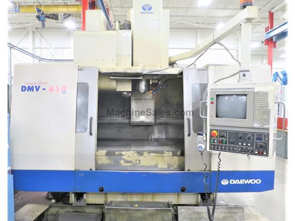 DAEWOO DMV-650 3-AXIS 50 TAPER CNC VERTICAL MACHINING CENTER