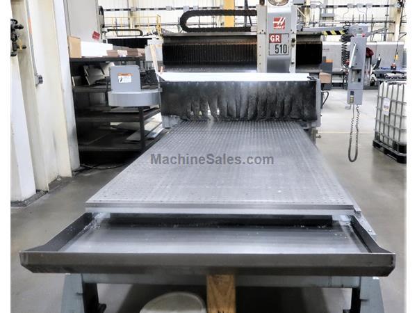 2006 5&#39;X10&#39; HAAS MODEL GR510 3-AXIS CNC ROUTER WITH COOLANT THRU SP