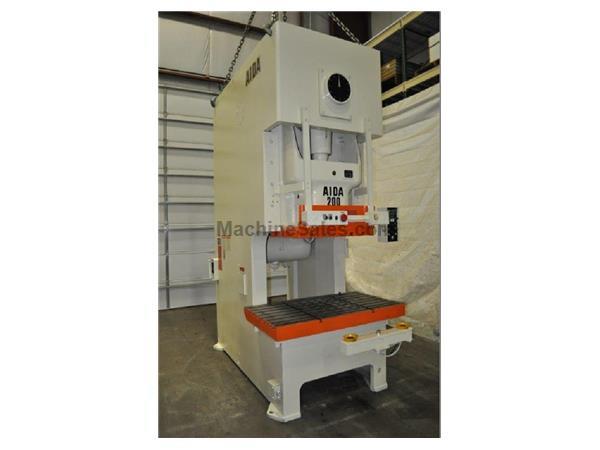 220 TON AIDA GAP FRAME PRESS 9.84″ STROKE (3) available 220 TON AIDA GAP FRAME PRESS 9.84″ STROKE (3) available