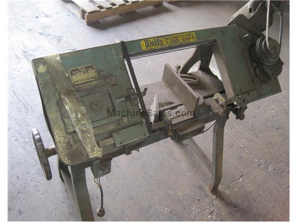 METAL BAND SAW - WELLS MODEL 58B, 9-1/2" CAP ROUND METAL BAND SAW - WELLS MODEL 58B, 9-1/2" CAP ROUND