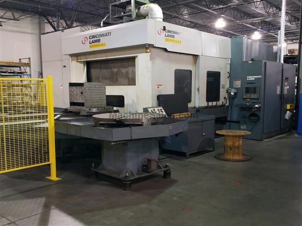 Cincinnati 5 Axis Mill/Turn Machining Center, Model Geminex H5-800XT Cincinnati 5 Axis Mill/Turn Machining Center, Model Geminex H5-800XT