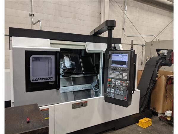 Okuma LU-S1600-2SC x 1000 4 Axis CNC Turning Center OSP-P300L Controls Okuma LU-S1600-2SC x 1000 4 Axis CNC Turning Center OSP-P300L Controls