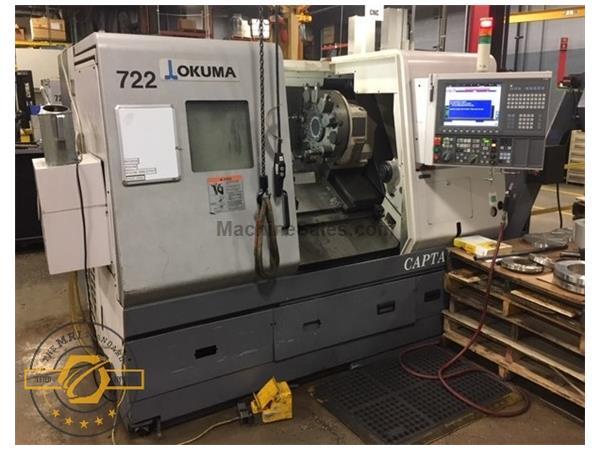OKUMA, L-470M BIG BORE, 18.89" SWING, 15" Chk, OSP-P200L CNTRL, N OKUMA, L-470M BIG BORE, 18.89" SWING, 15" Chk, OSP-P200L CNTRL, N
