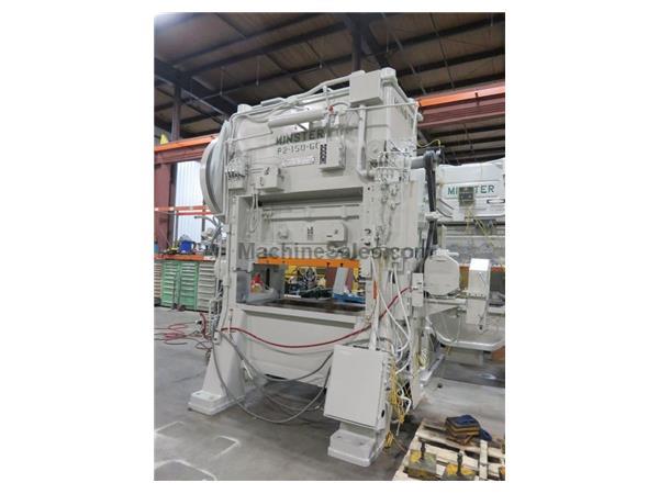 150 TON MINSTER SSDC 1.5″ STROKE 2″ RAM ADJUSTMENT 18″ SHUT HEIGHT 0-400 SP 150 TON MINSTER SSDC 1.5″ STROKE 2″ RAM ADJUSTMENT 18″ SHUT HEIGHT 0-400 SP