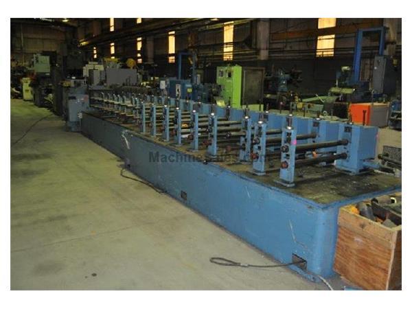 18 STAND CMC ROLLFORMER 32″ OF ROLL SPACE 2″ DIAMETER SHAFTS 18 STAND CMC ROLLFORMER 32″ OF ROLL SPACE 2″ DIAMETER SHAFTS