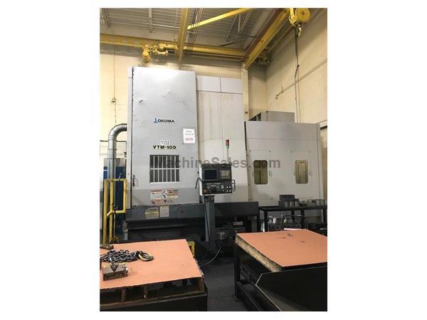 OKUMA VTM-100 CNC Vertical Turning Center With Live Milling (2007) OKUMA VTM-100 CNC Vertical Turning Center With Live Milling (2007)