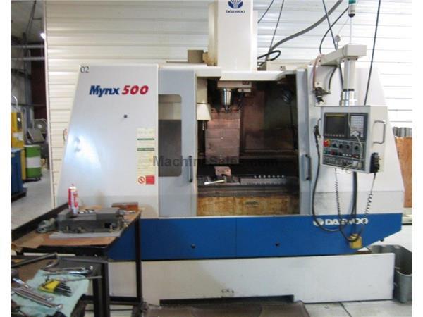 2001 Daewoo Mynx 500 Vertical Machining Center