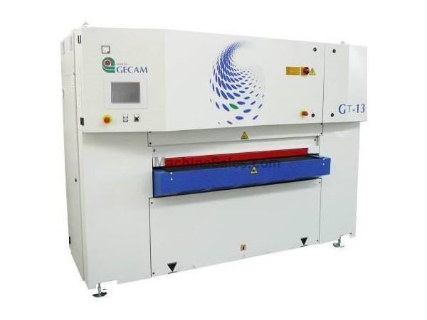 Gecam # GT-13S , linear steel wide belt deburring machine, 2013, #10660 Gecam # GT-13S , linear steel wide belt deburring machine, 2013, #10660