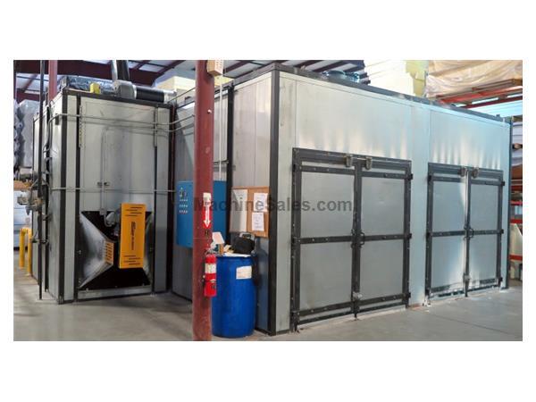PROCESS HEATING 350 F GAS FIRED WALK IN OVEN, ID 16'W 29'L 7' PROCESS HEATING 350 F GAS FIRED WALK IN OVEN, ID 16'W 29'L 7'