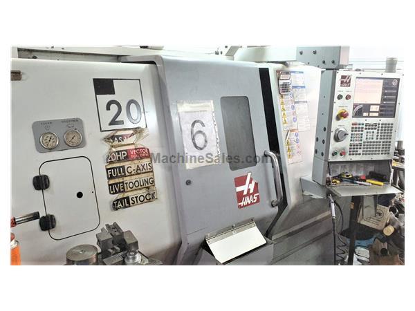 HAAS SL-20 3-AXIS CNC TURNING CENTER WITH LIVE TOOLING AND C-AXIS NEW 2007 HAAS SL-20 3-AXIS CNC TURNING CENTER WITH LIVE TOOLING AND C-AXIS NEW 2007