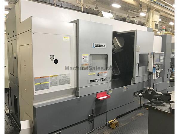 Okuma Multus B400-1500, Okuma OSP P300S CNC Control, 28" Swing, 15&quo Okuma Multus B400-1500, Okuma OSP P300S CNC Control, 28" Swing, 15&quo