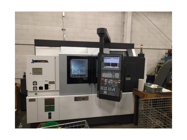 OKUMA LU-S1600-2SC1000 4-AXIS W/OSP-P300L CONTROL, 8" CHUCK,INSTALLED: