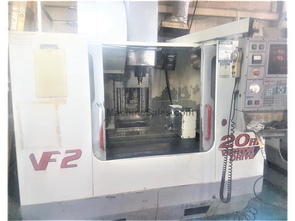 HAAS VF-2D 3-AXIS CNC VERTICAL MACHINING CENTER, 15,000 rpm, New 2001 HAAS VF-2D 3-AXIS CNC VERTICAL MACHINING CENTER, 15,000 rpm, New 2001